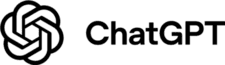 logo chatgpt noir